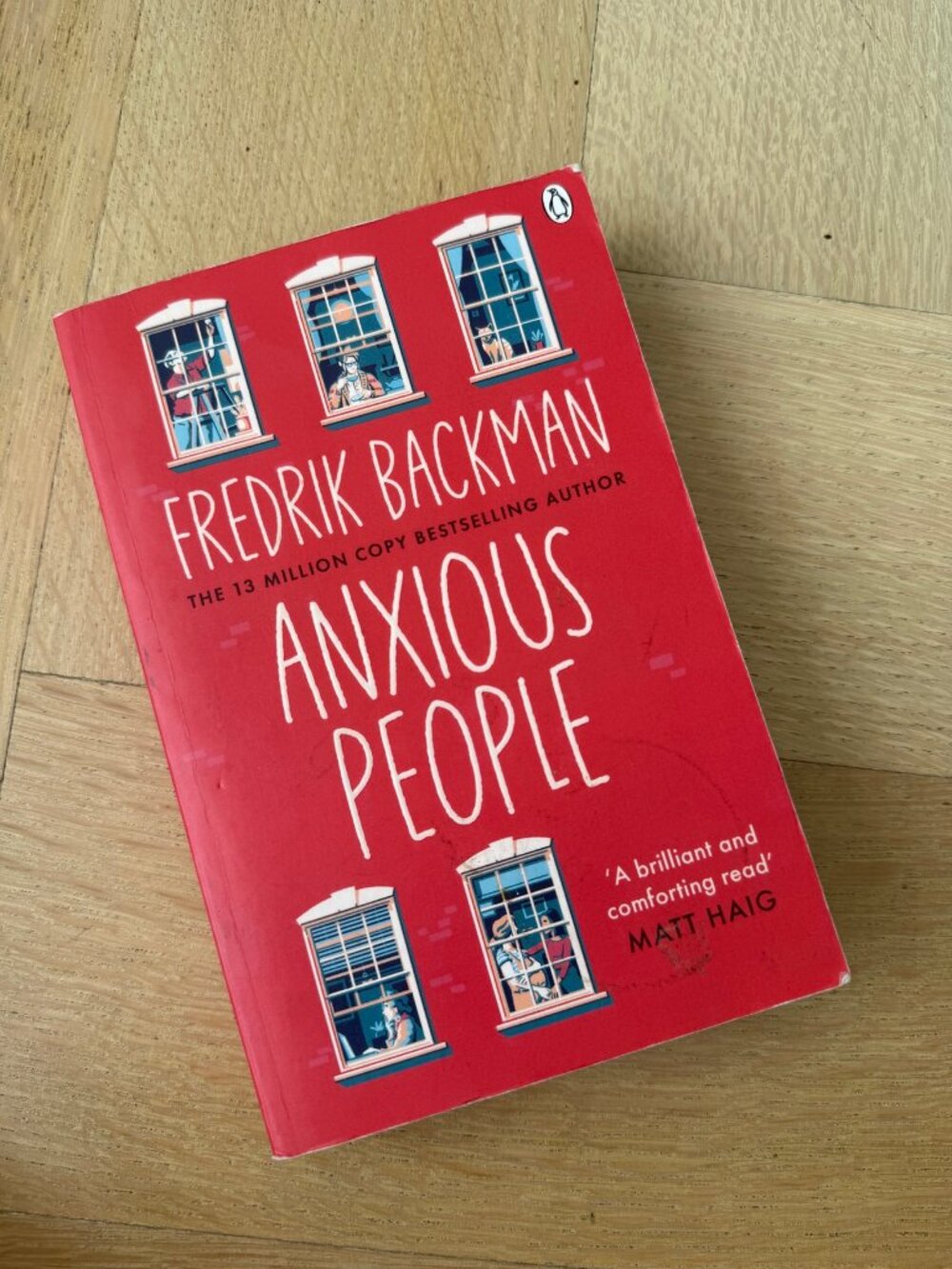 Anxious People by Fredrik Backman Paperback Good